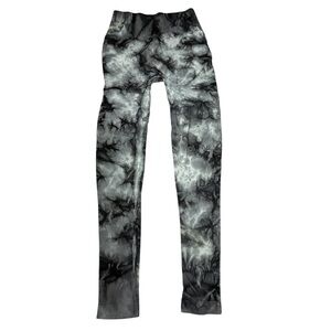 Tackma Leggings grey white tie dye size XS